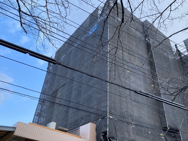 横浜市南区にて大規模仮設工事完了