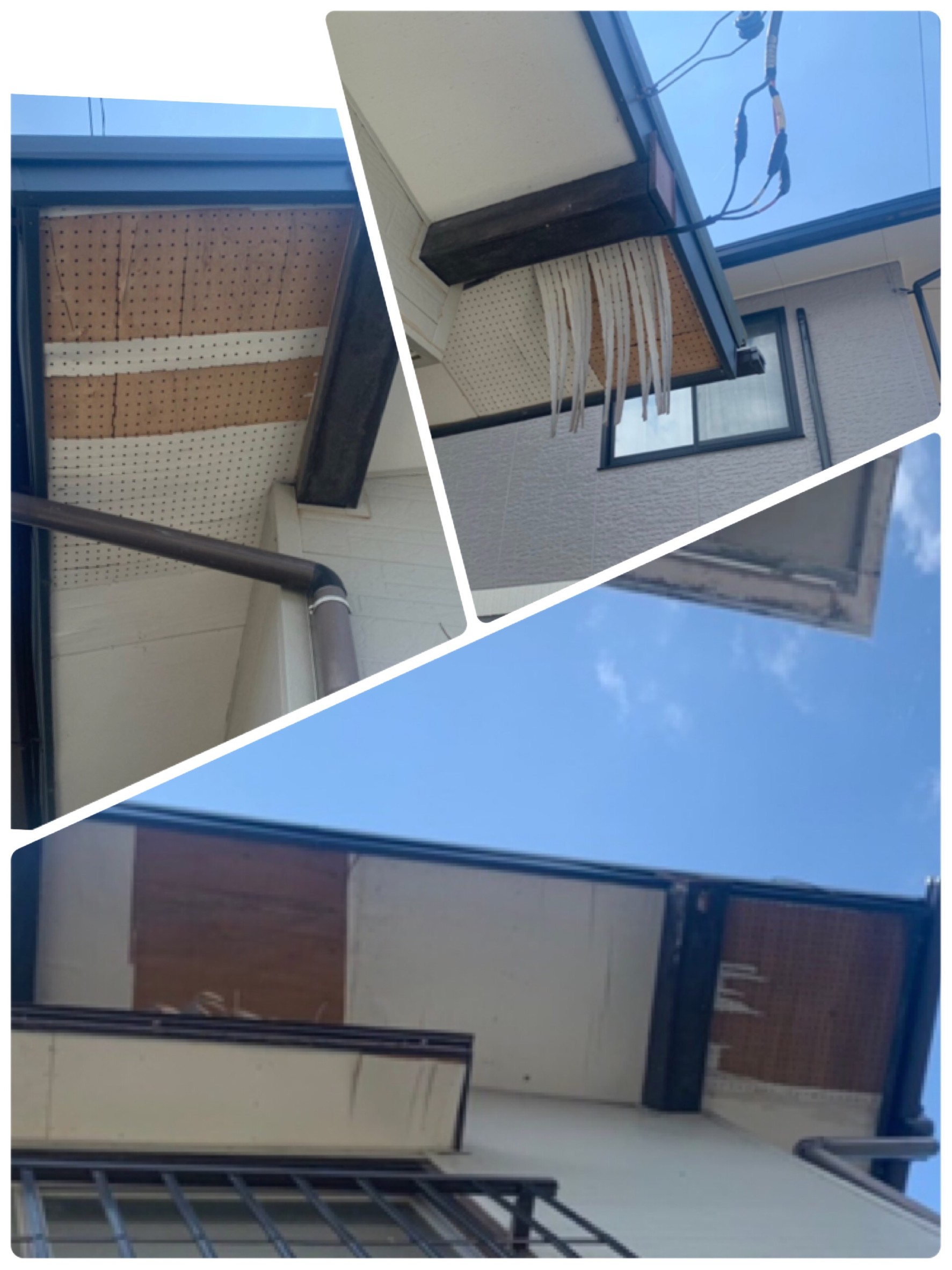 現場調査：軒天のはがれ🔎