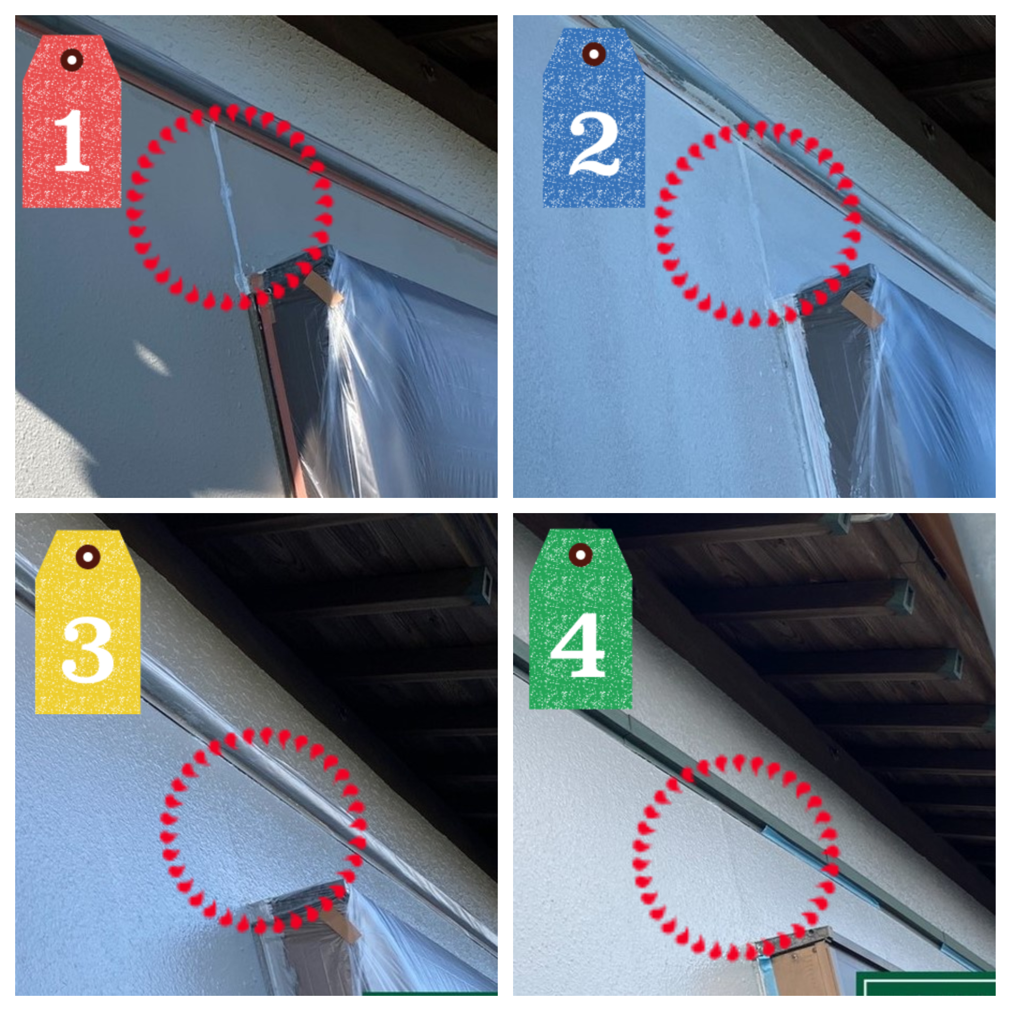 外壁：クラック補修・塗装工事👨‍🔧✨