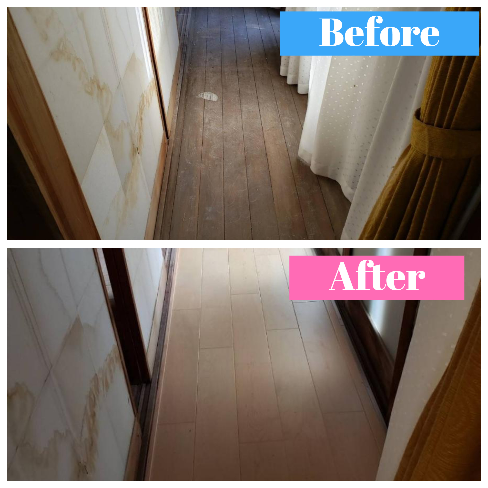 内装リフォーム：床張替え工事🔧🏡✨