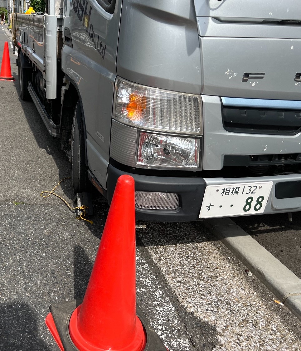 【足場】川崎市幸区古市場にて仮設工事