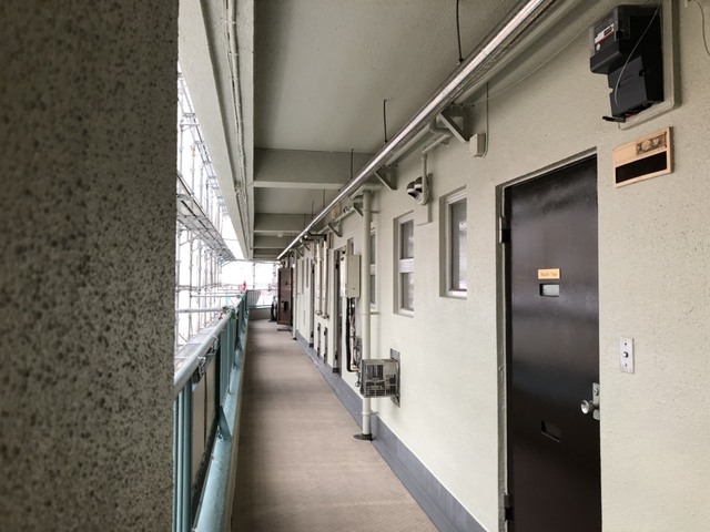 港北アパート塗装工事⑥