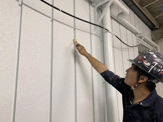 高等学校塗装工事11