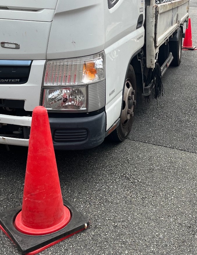 【足場】東京都日野市三沢にて仮設工事