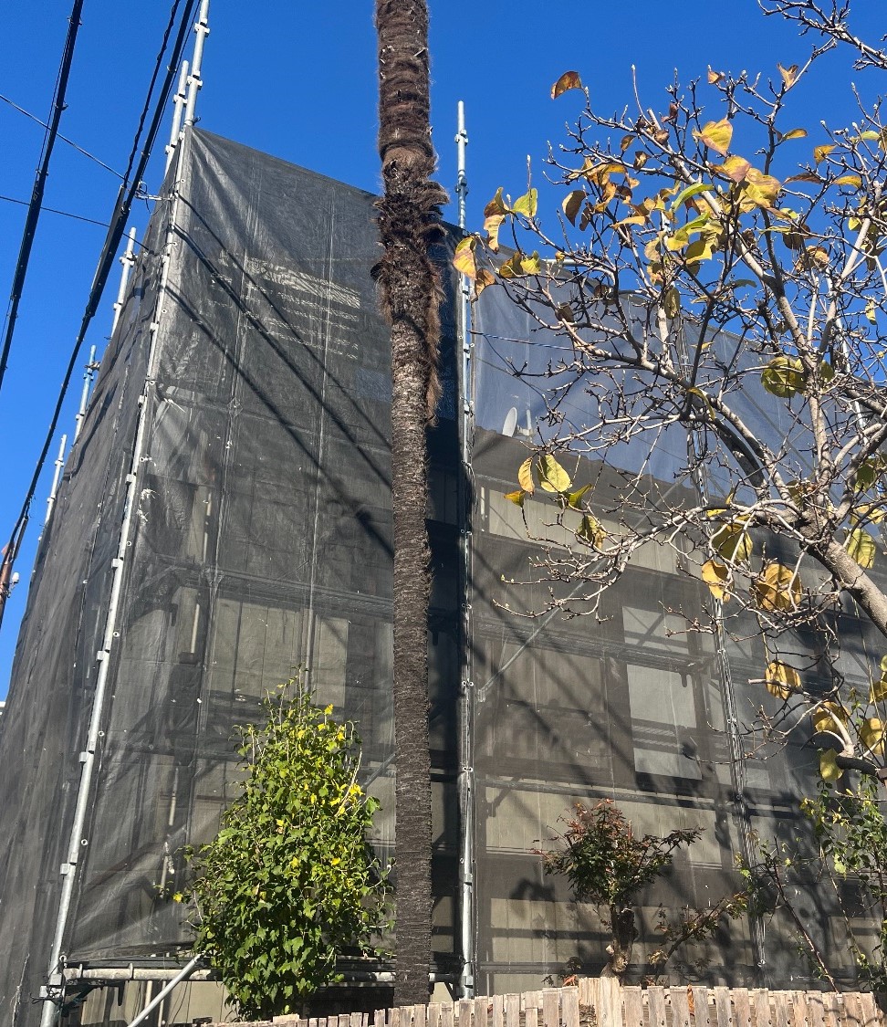 【足場】戸田市喜澤にて仮設工事