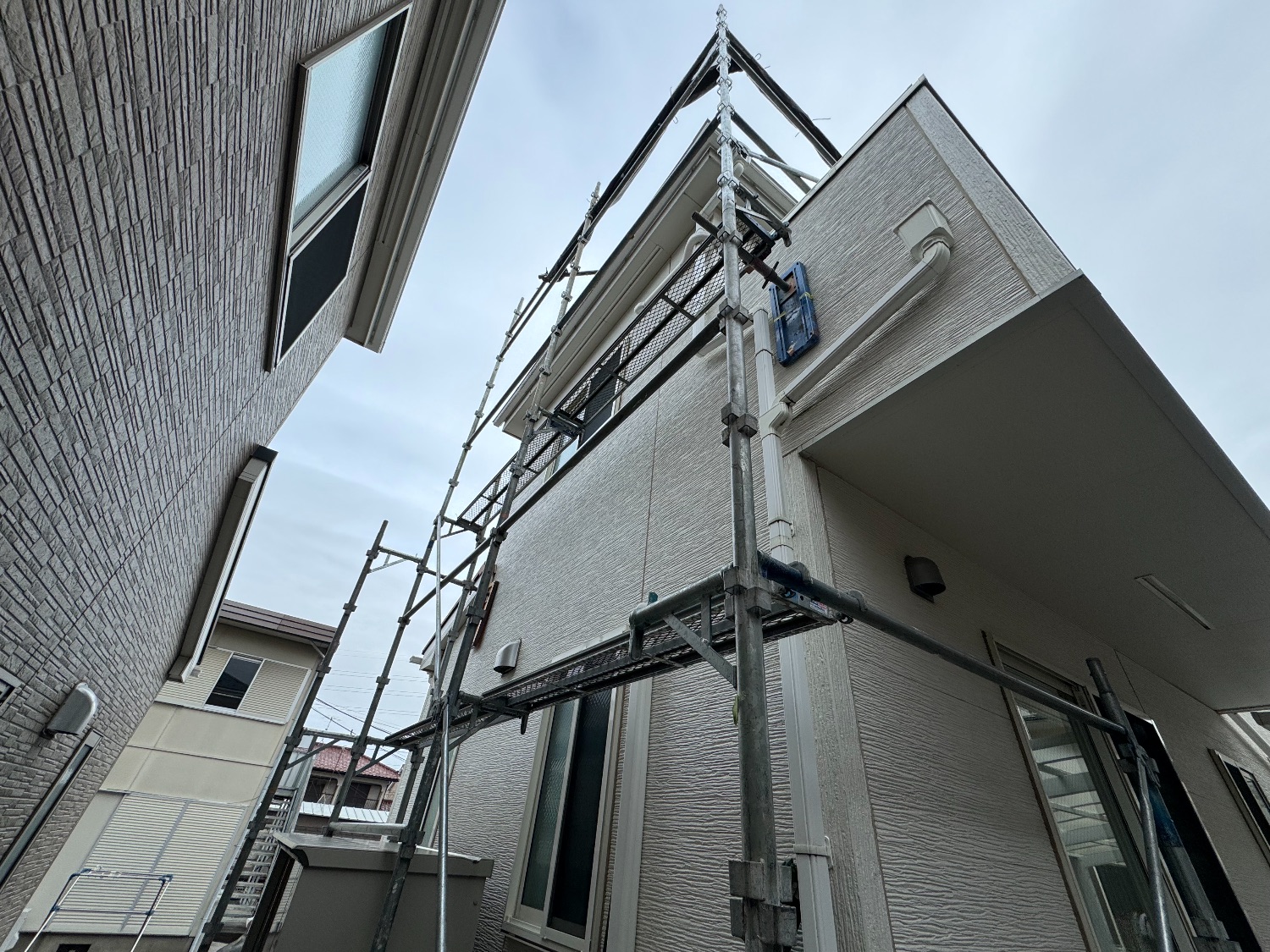 【足場】埼玉県さいたま市大宮区三橋にて仮設工事