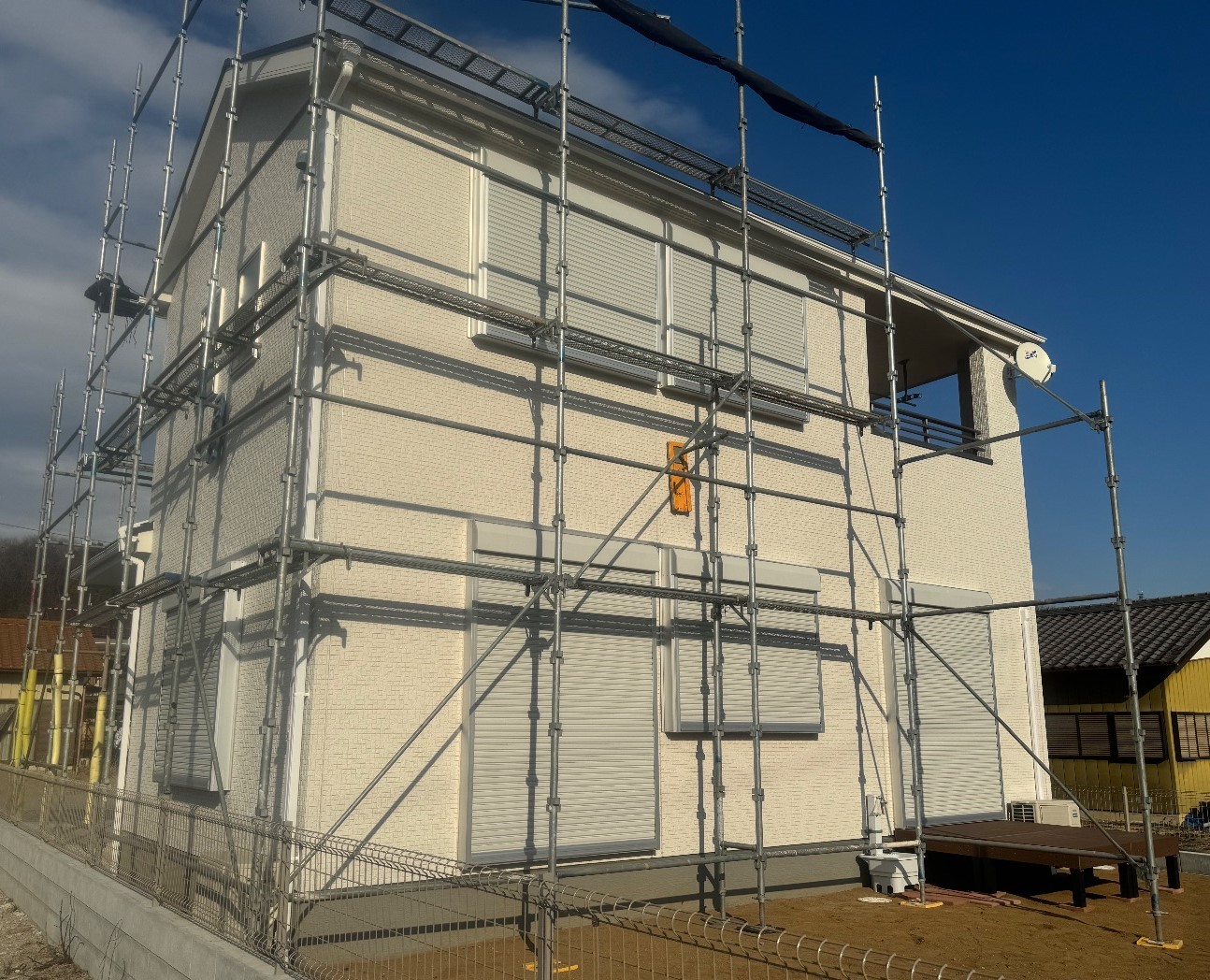 【足場】埼玉県比企郡小川町大塚にて仮設工事