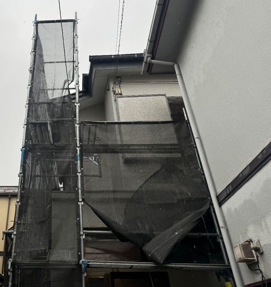 【足場】金沢区六浦にて仮設工事