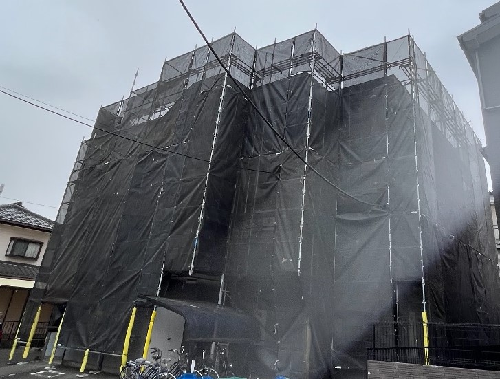 【足場】八王子市東浅川町にて仮設工事