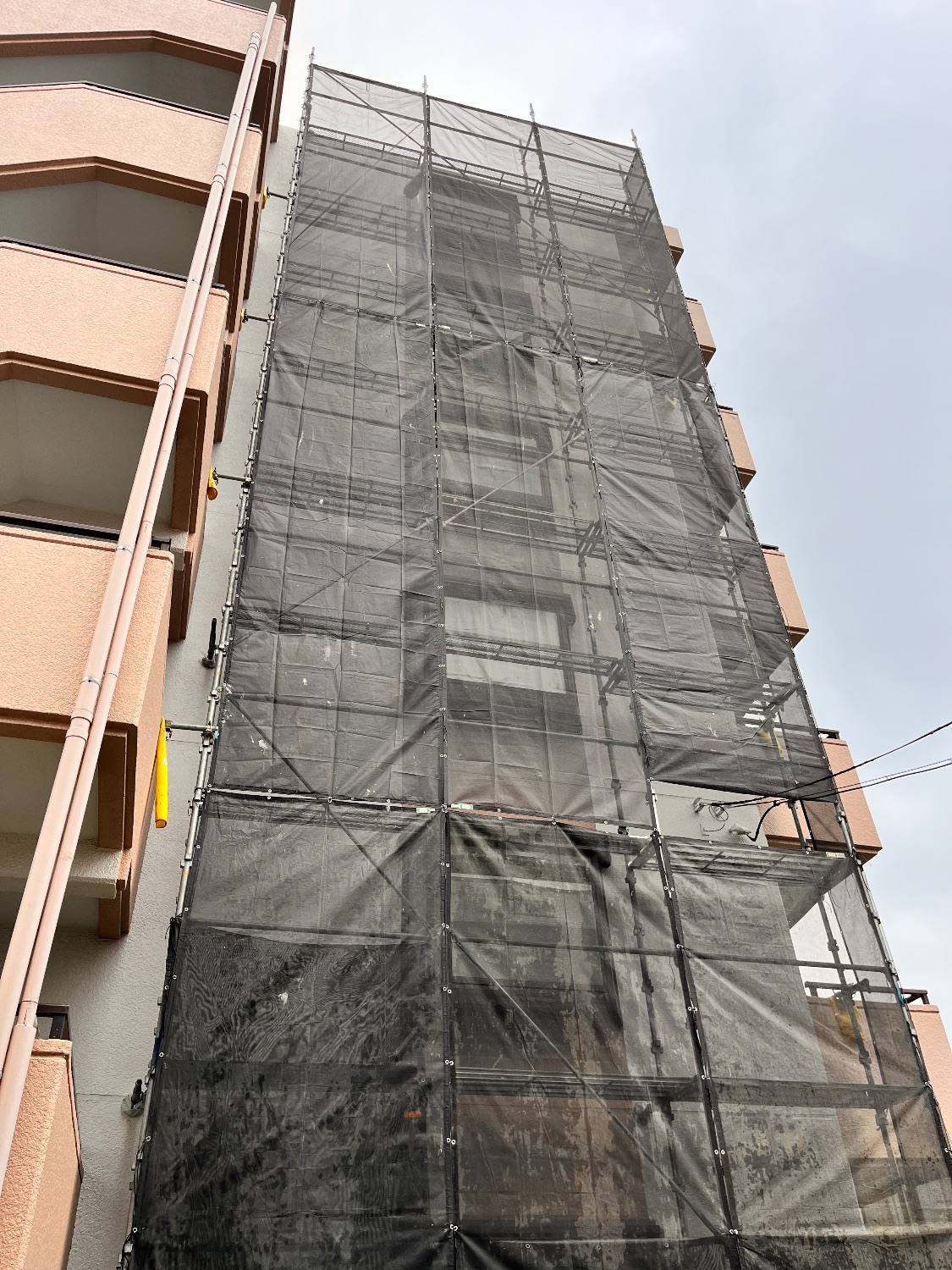 【足場】相模原市中央区矢部にて仮設工事