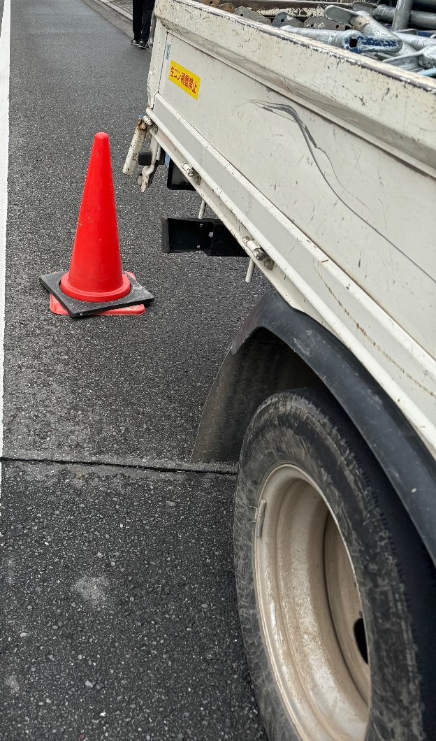 【足場】練馬区中村にて仮設工事