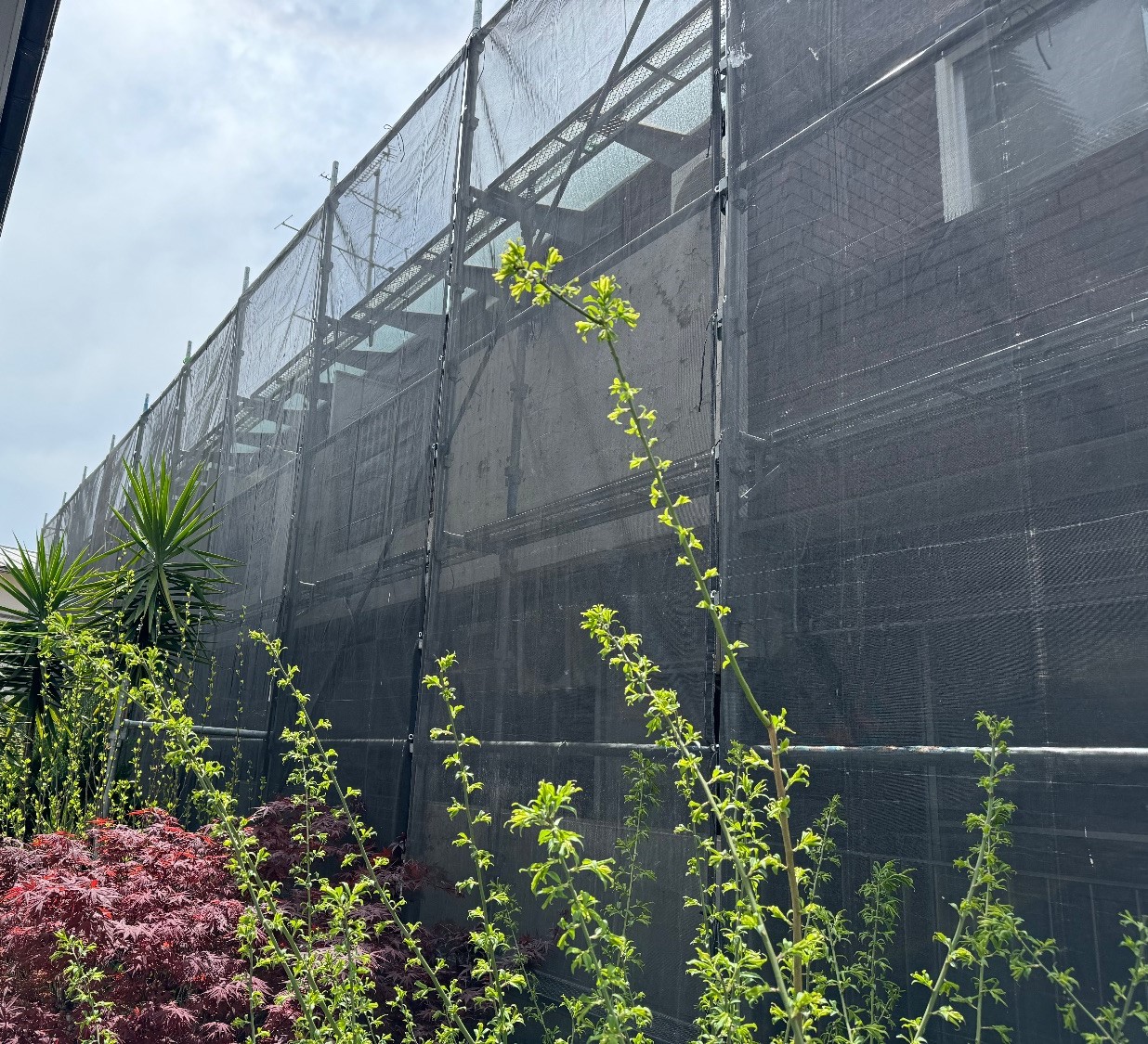 【足場】世田谷区代田にて仮設工事