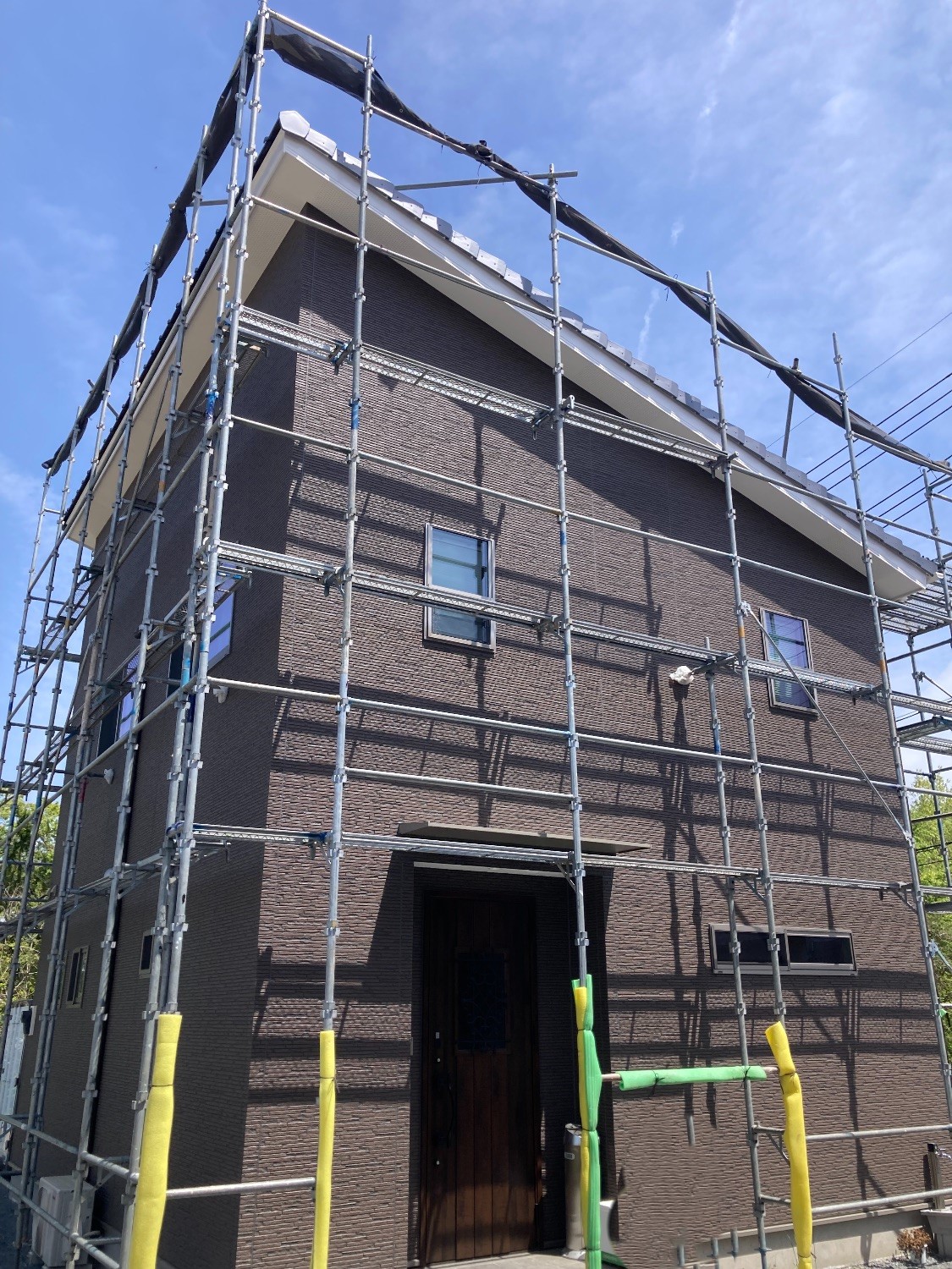 【足場】埼玉県秩父市大畑町にて仮設工事