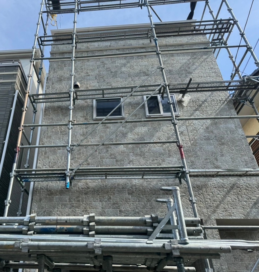 【足場】埼玉県新座市野寺にて仮設工事