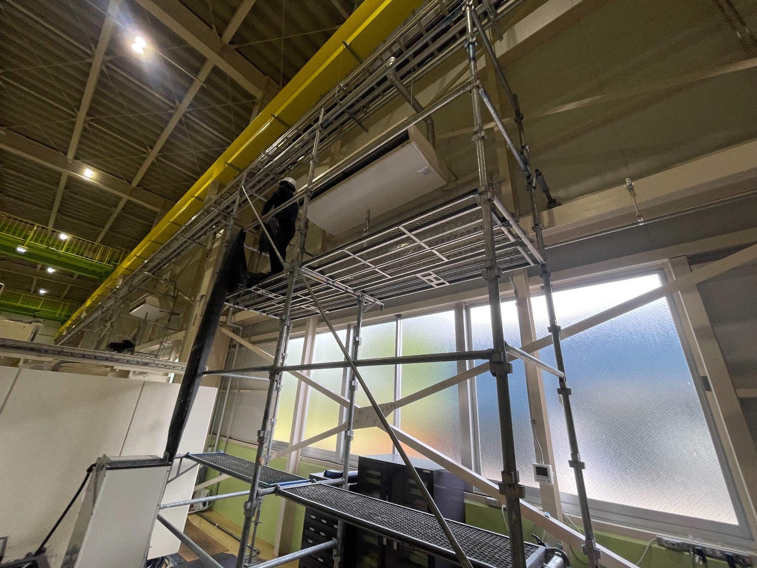 【足場】相模原市緑区根小屋にて仮設工事