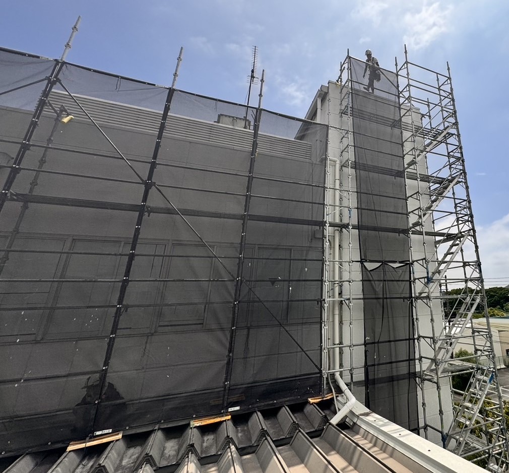 【足場】 金沢区福浦にて仮設工事