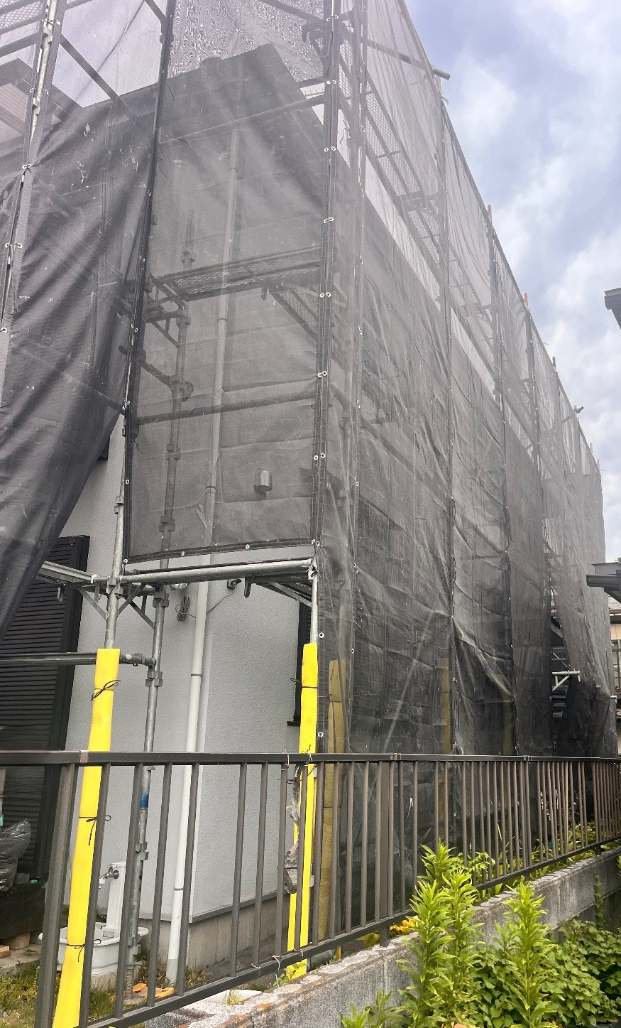 【足場】相模原市中央区淵野辺本町にて仮設工事