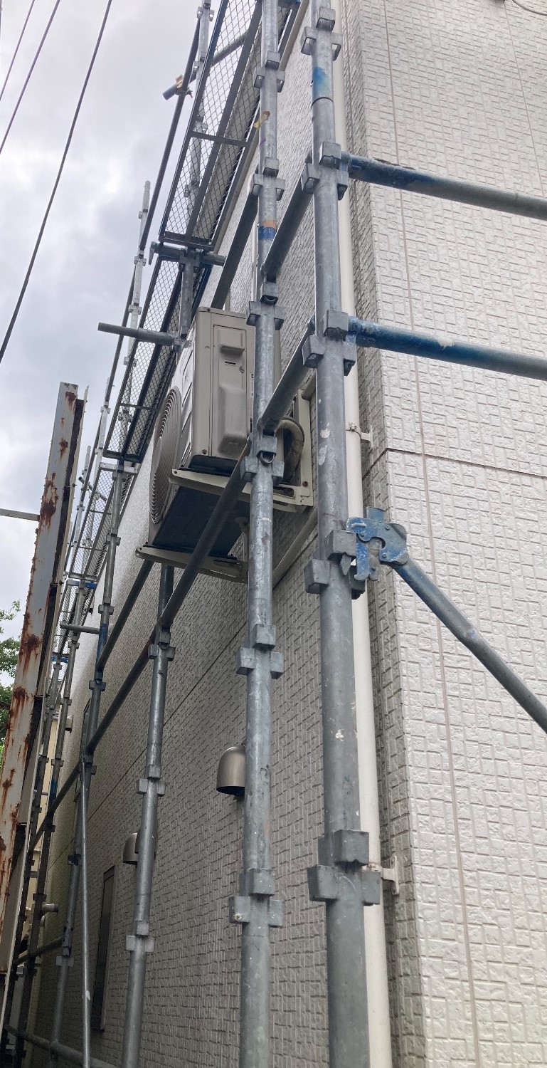 【足場】杉並区上井草にて仮設工事