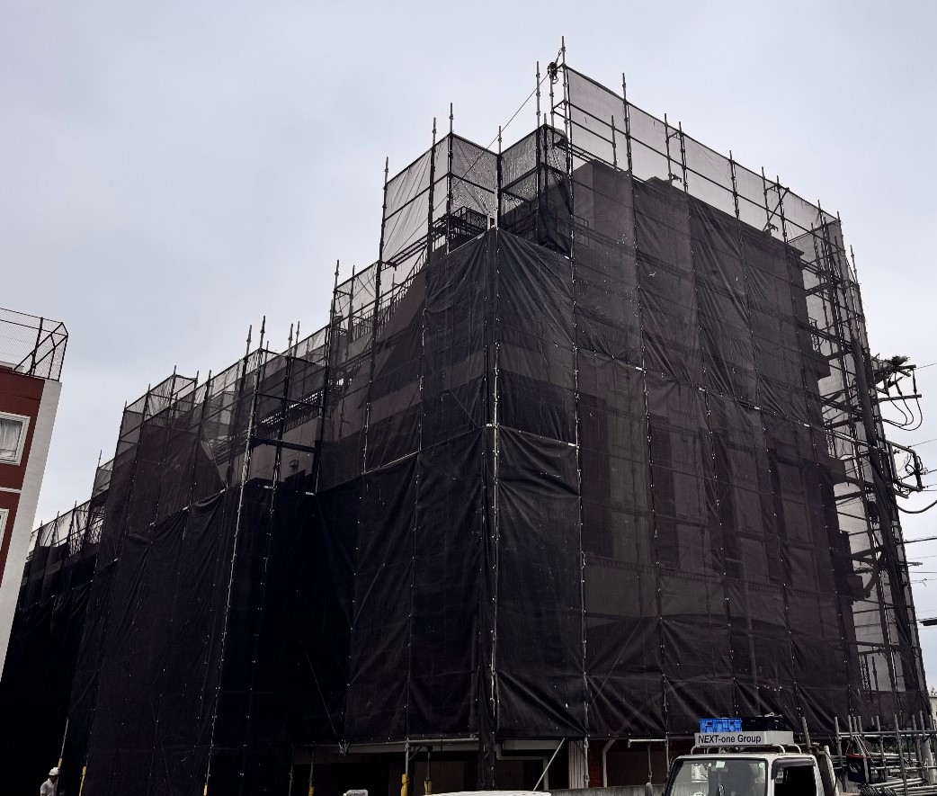 【足場】相模原市南区大野台にて仮設工事