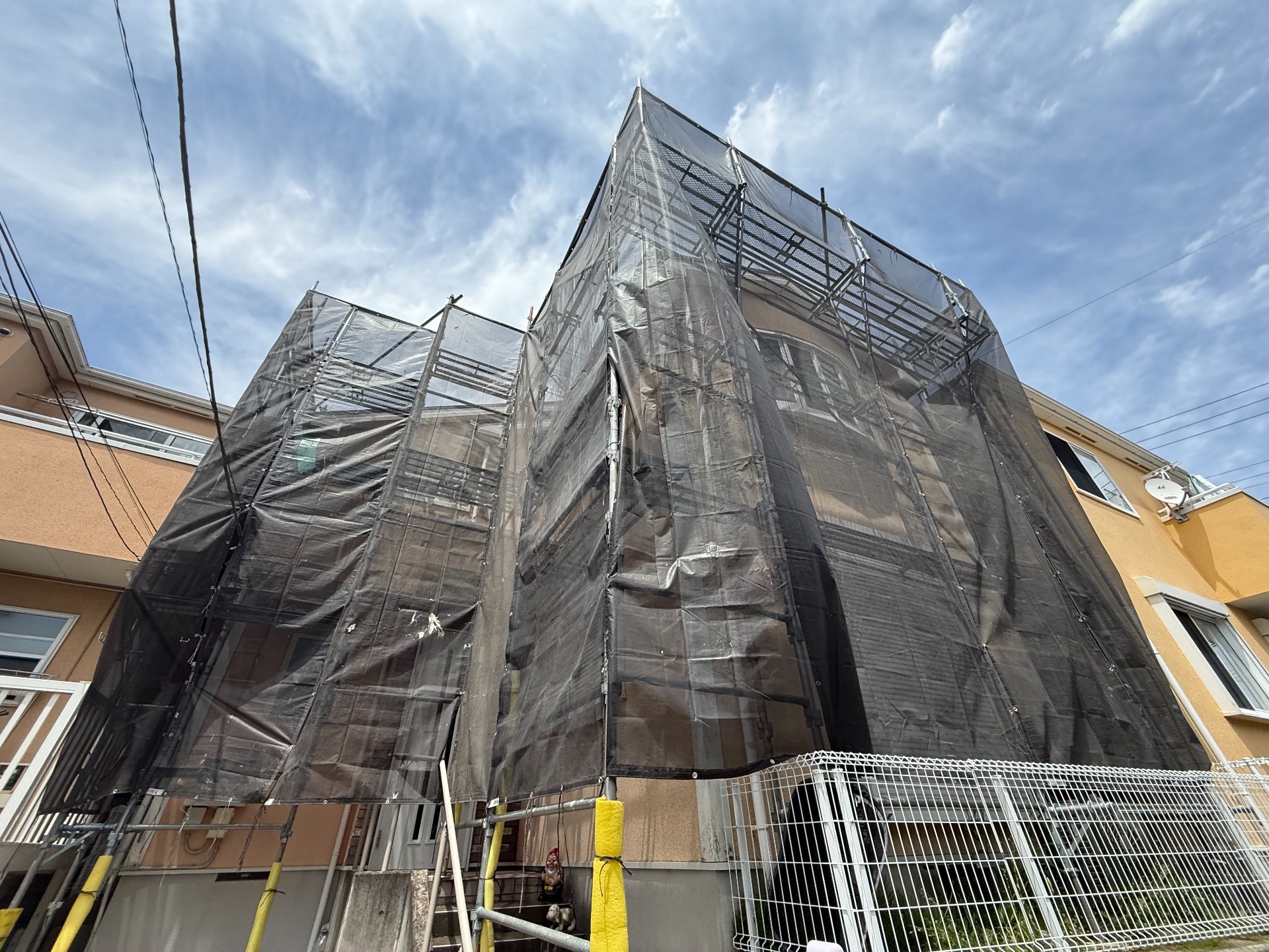 【足場】藤沢市善行にて仮設工事