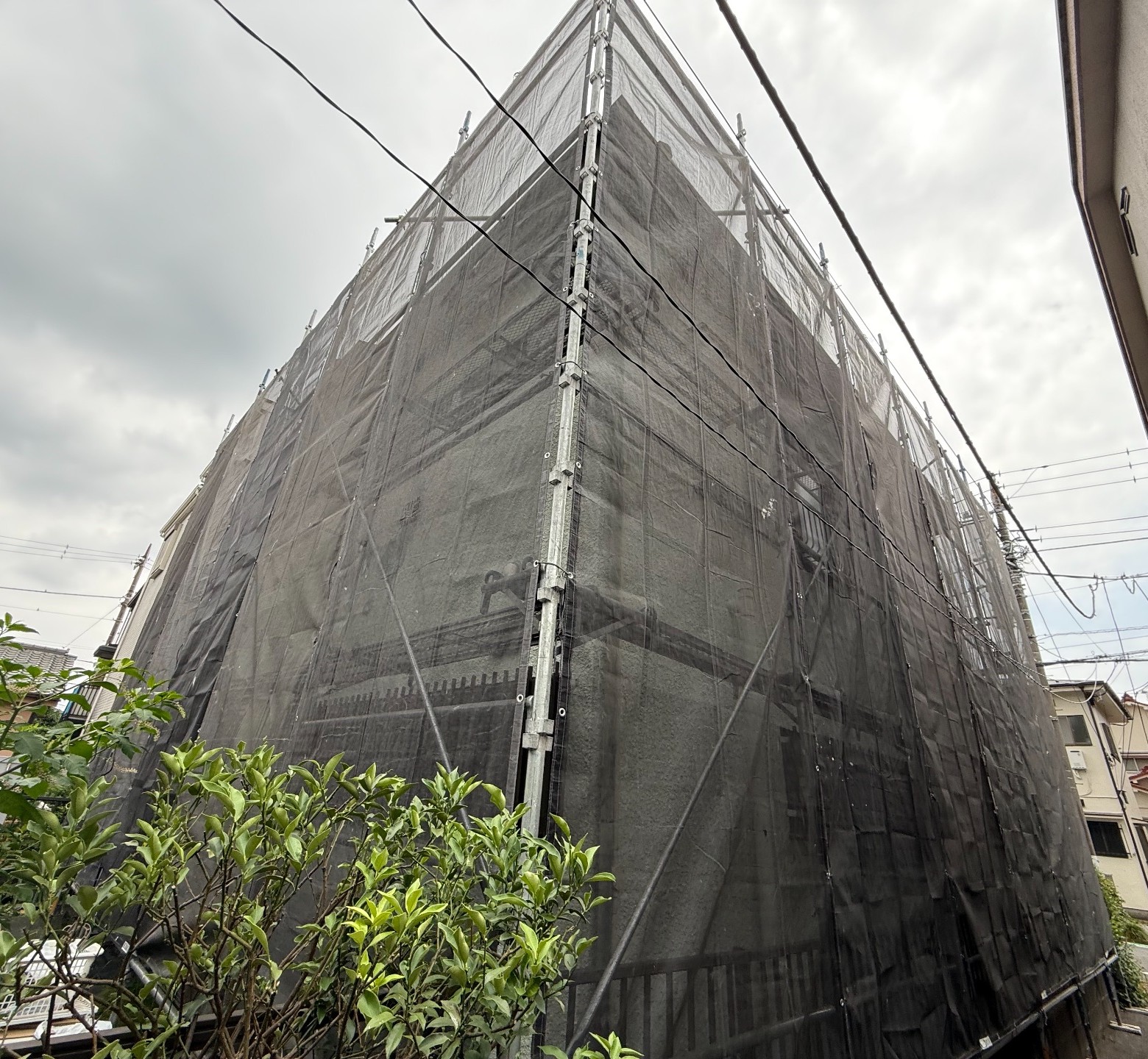 【足場】相模原市中央区矢部にて仮設工事