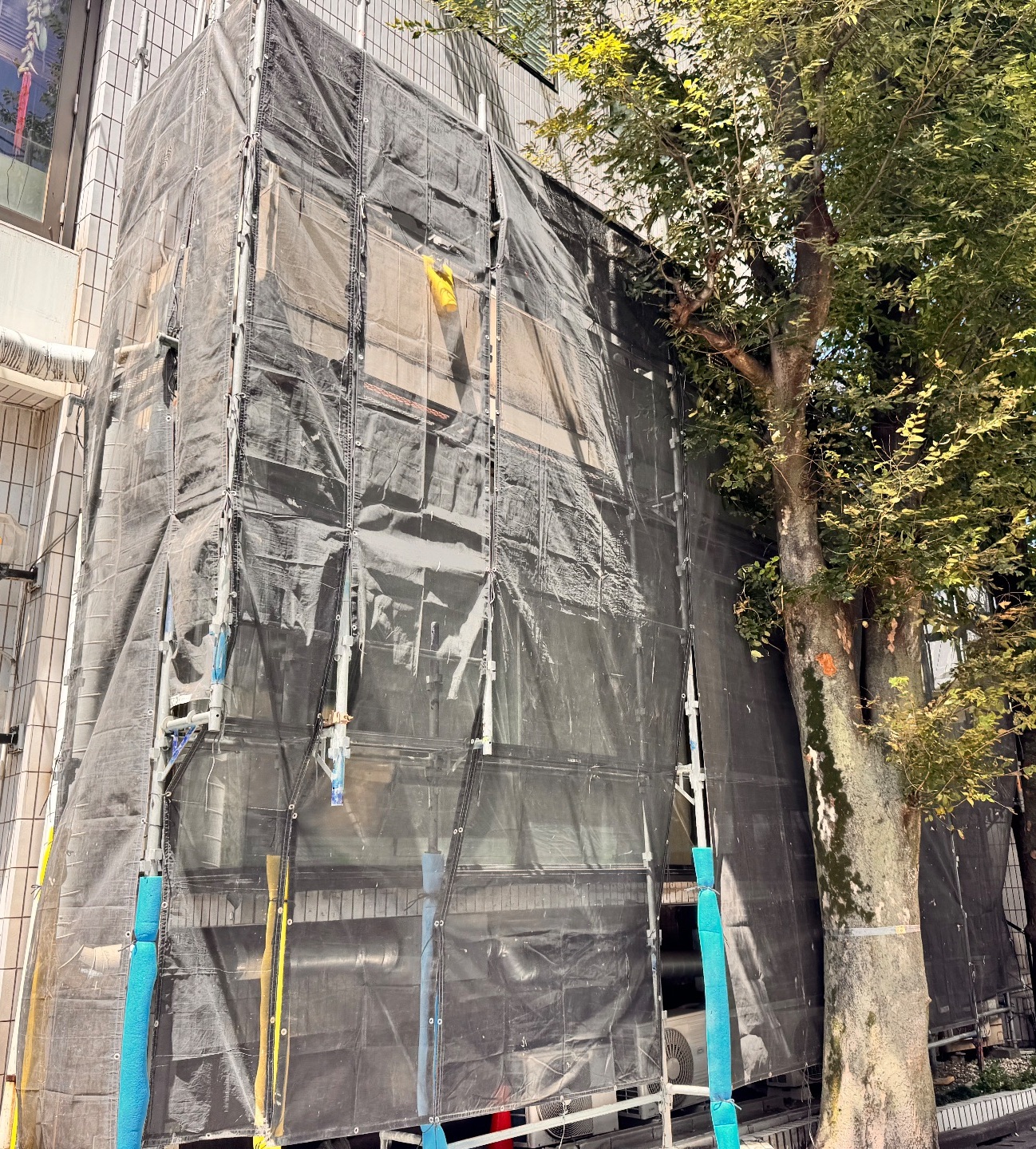 【足場】練馬区石神井町にて仮設工事