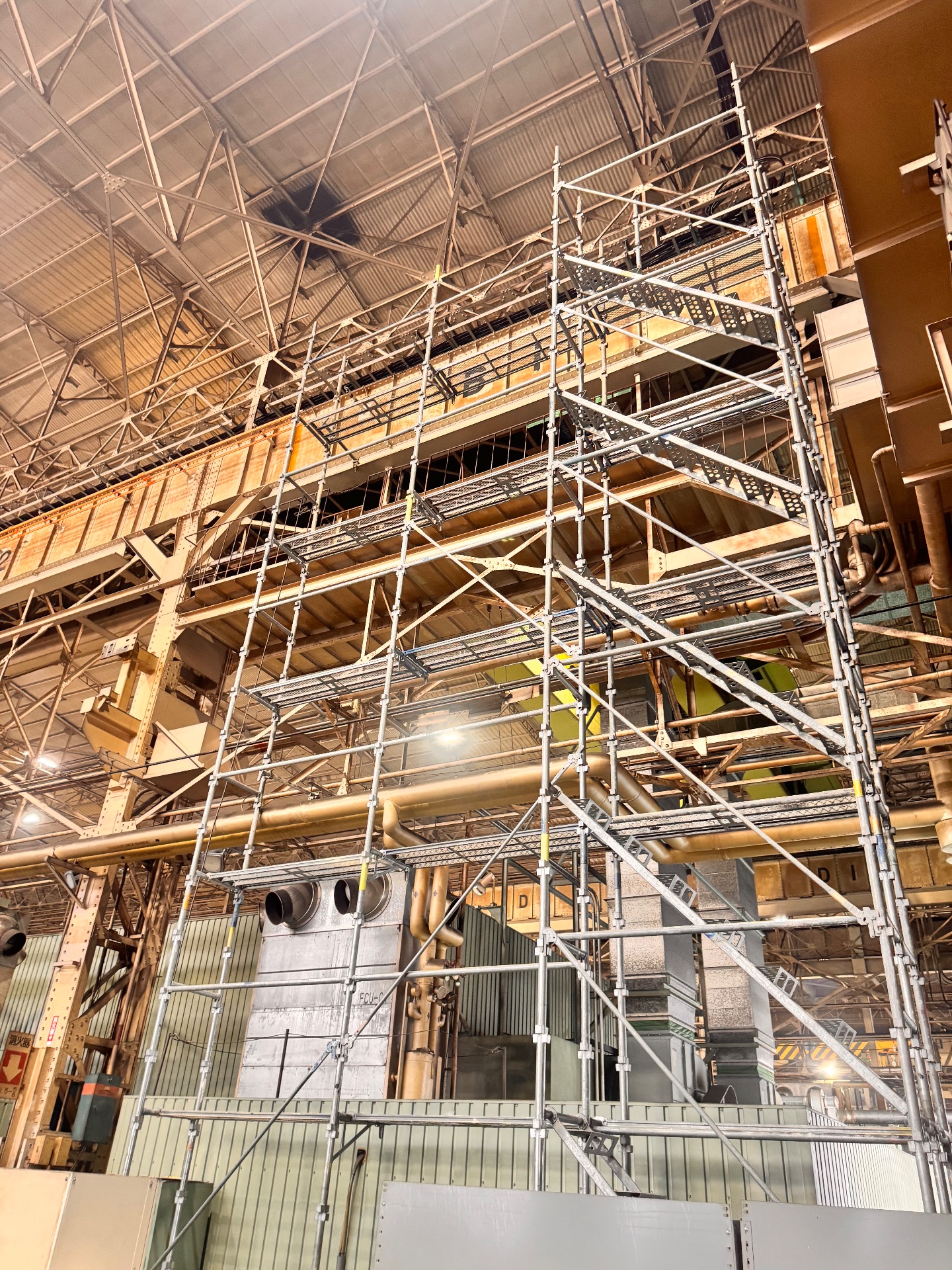 【足場】緑区大山町にて仮設工事