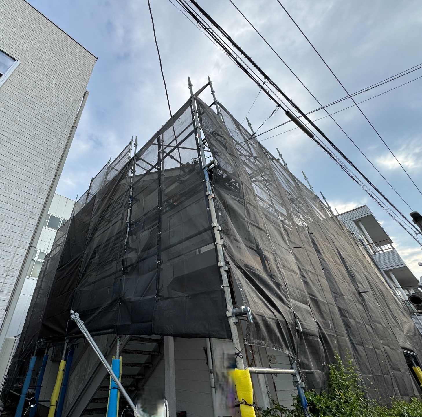 【足場】埼玉県川口市上青木にて仮設工事