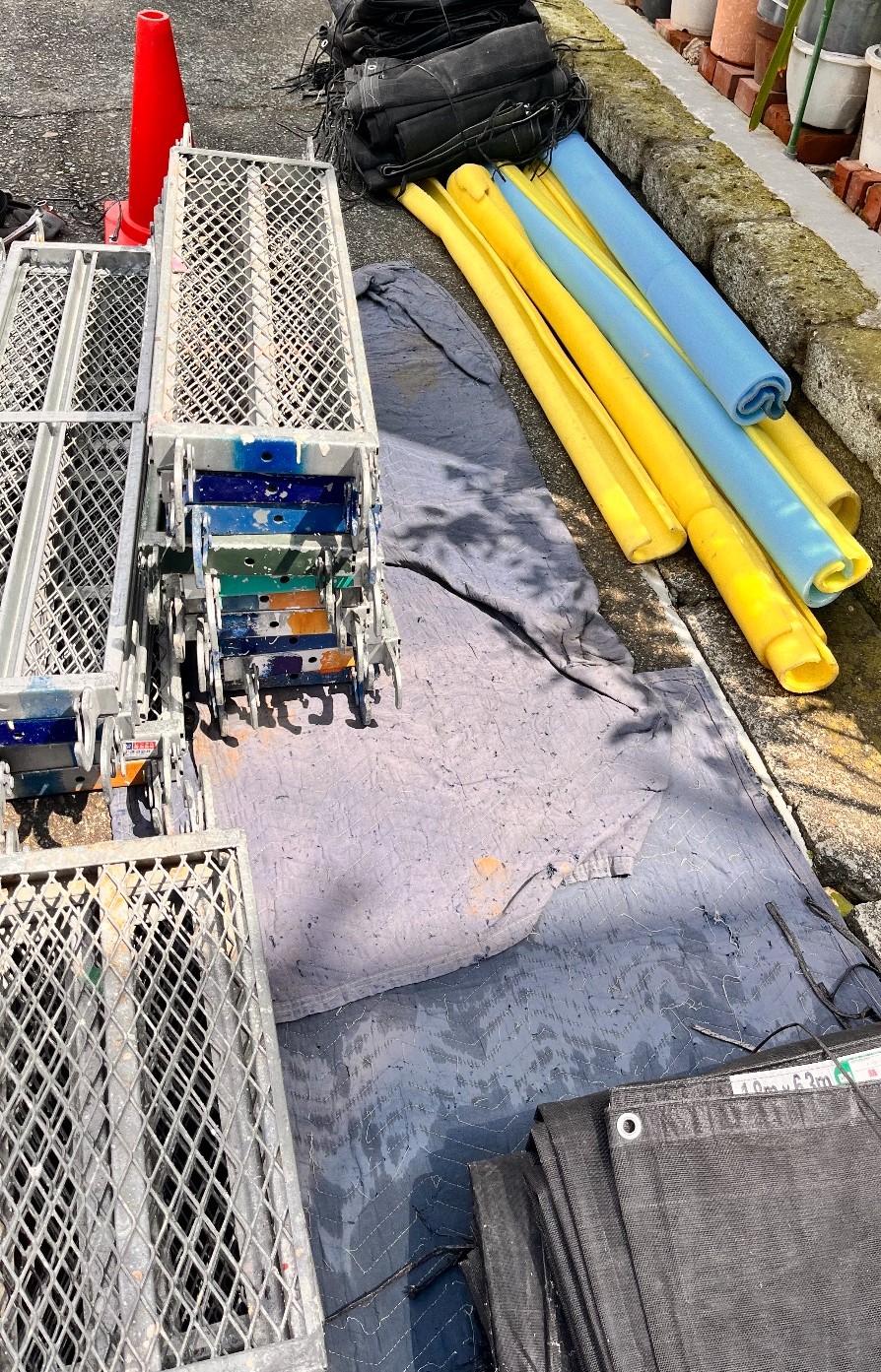 仮設工事 クサビ式 ビケ足場部材